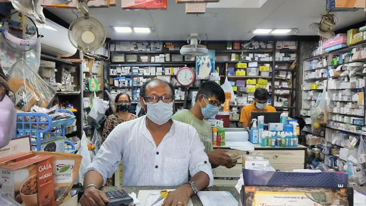 एक मेडिकल स्टोर की तस्वीर