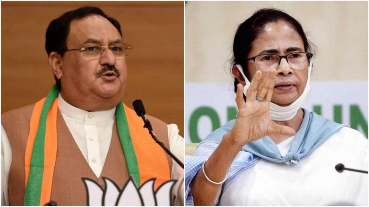 JP Nadda & Mamata Banerjee