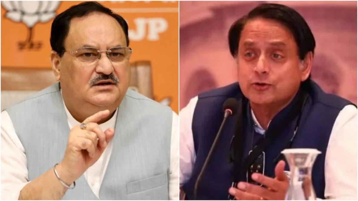 JP Nadda & Shashi Tharoor