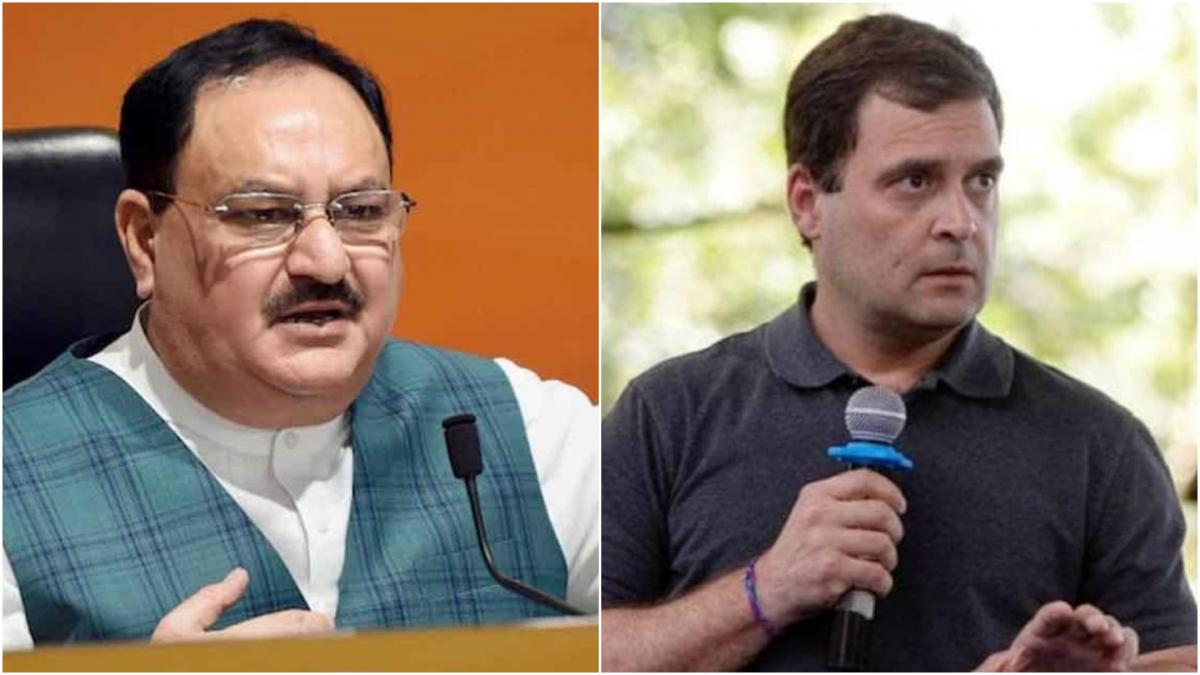 JP Nadda & Rahul Gandhi