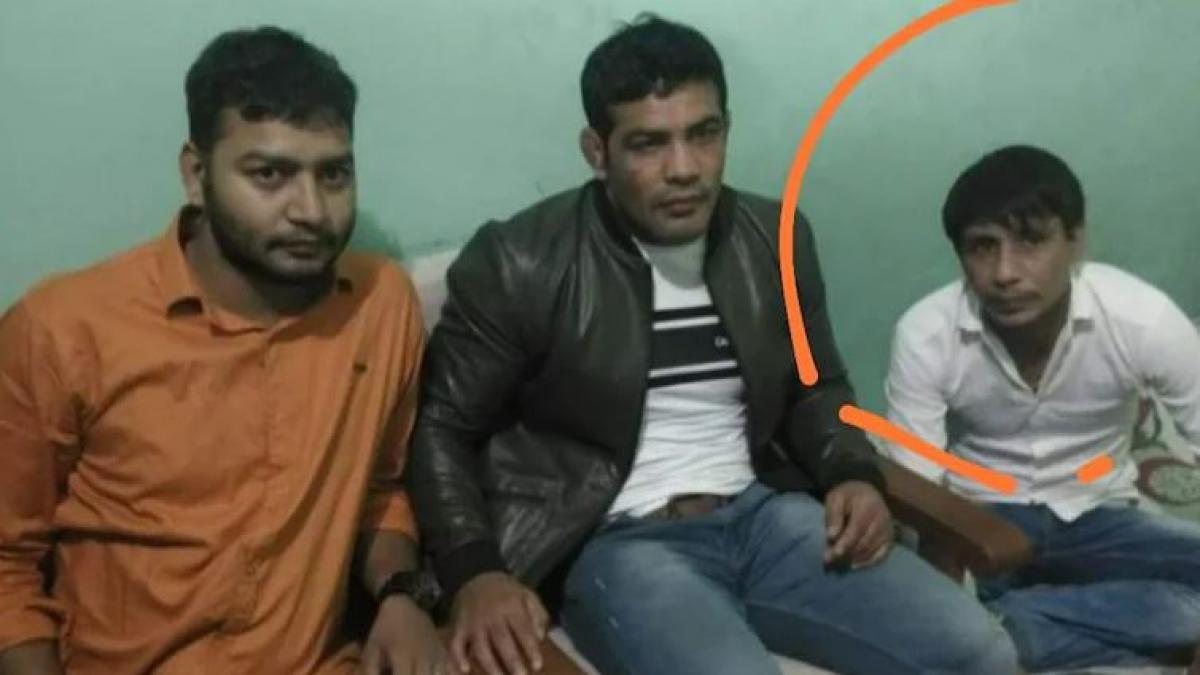 Sushil Kumar with Pradeep