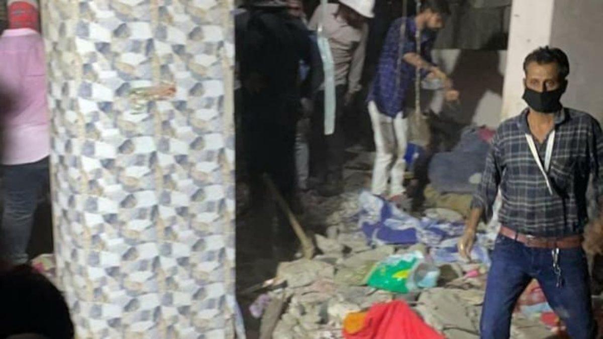 thane building slab collapse