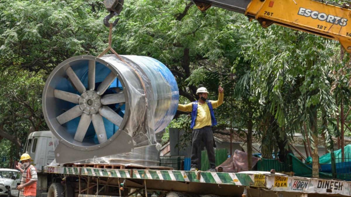 Delhi smog tower (File-PTI)