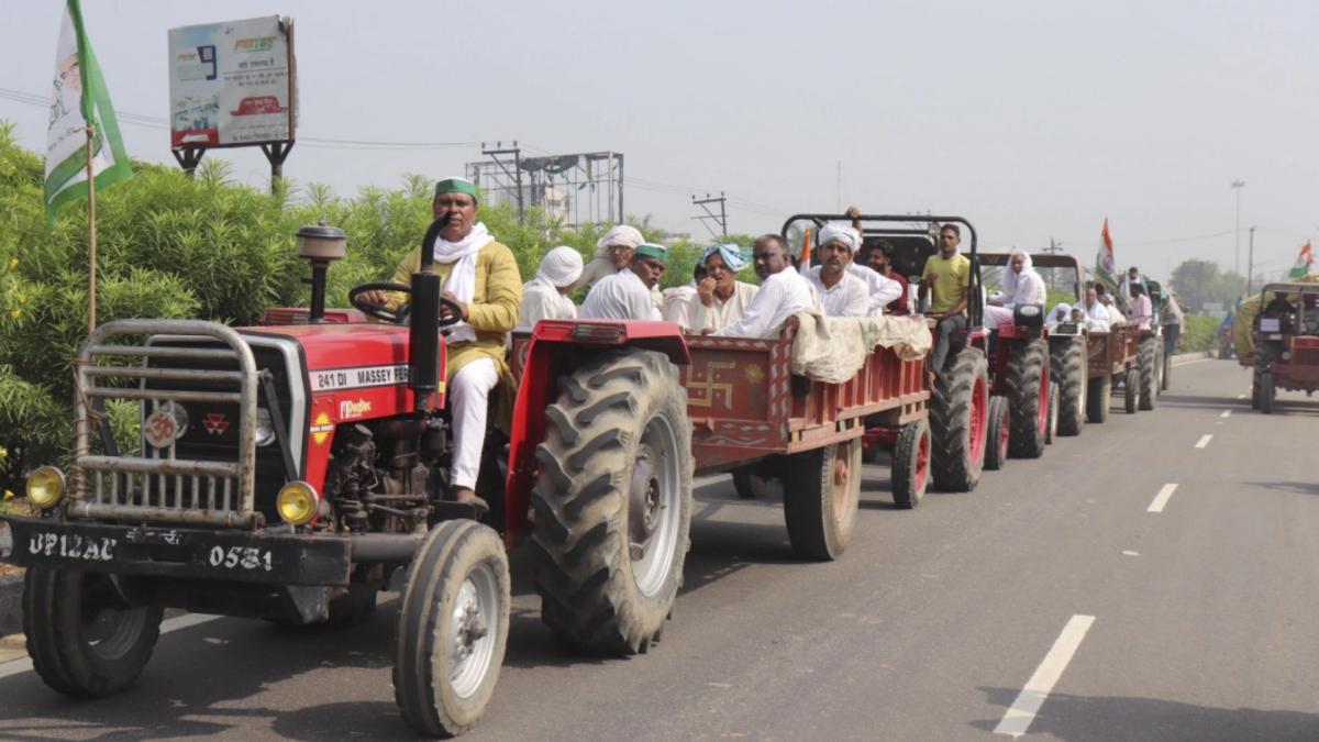 Kisan andolan at Ghazipur Border (File-PTI)