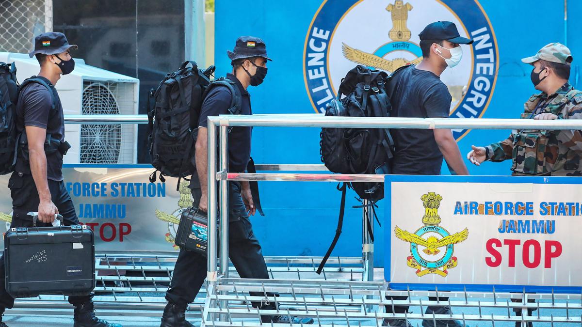 jammu airforce station drone attack