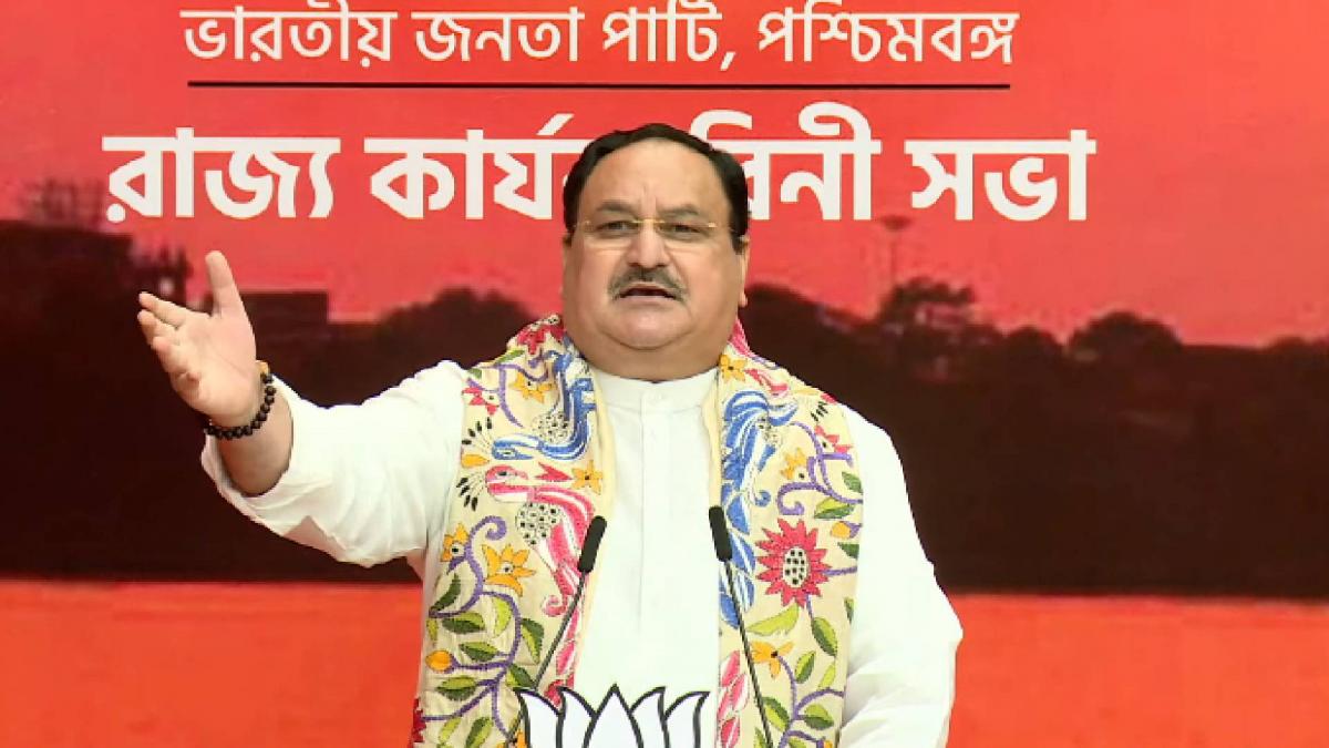 JP Nadda in state executive in meeting