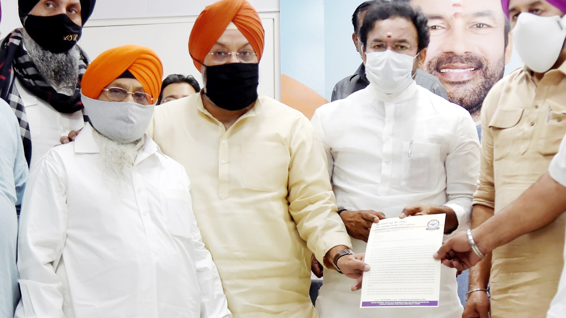 sikh delegation meets mos kishan reddy