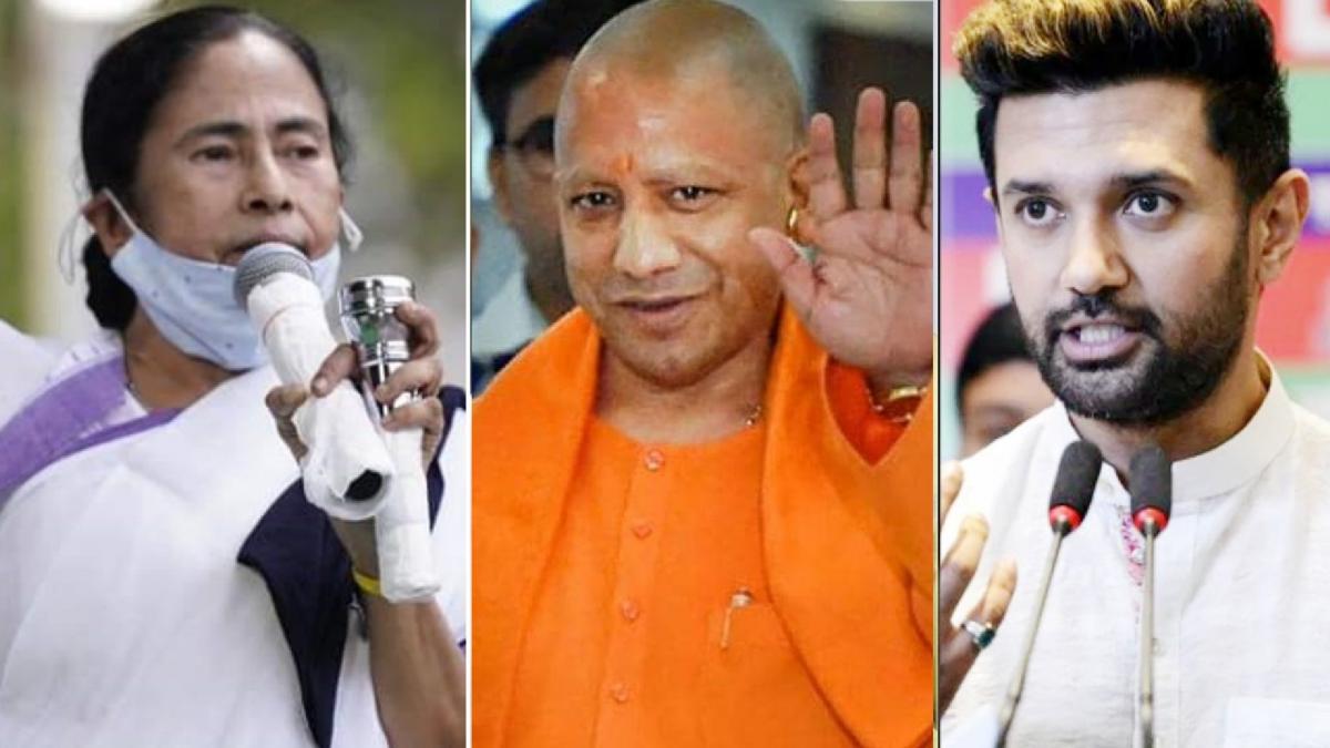 Mamata, Yogi and Chirag Paswan