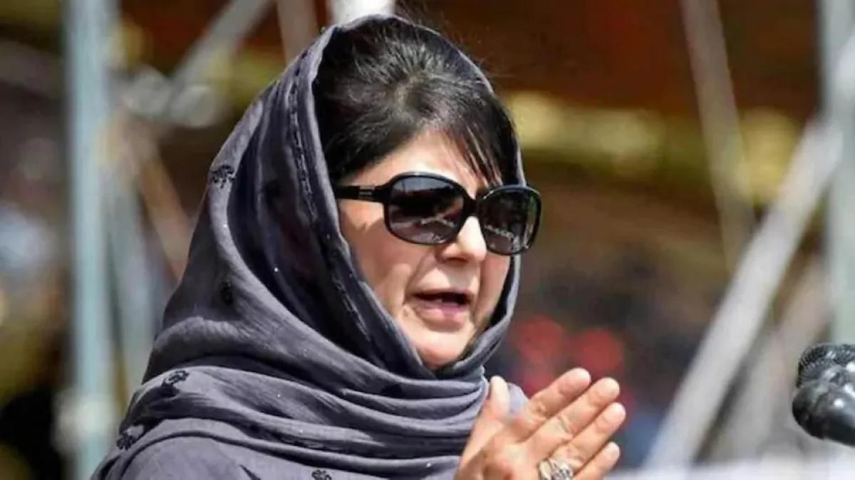 Mehbooba Mufti attack on Modi goverment 