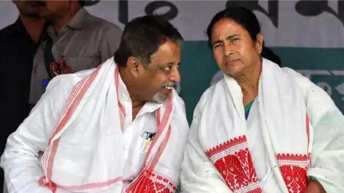 Mukul Roy with Mamata Banerjee