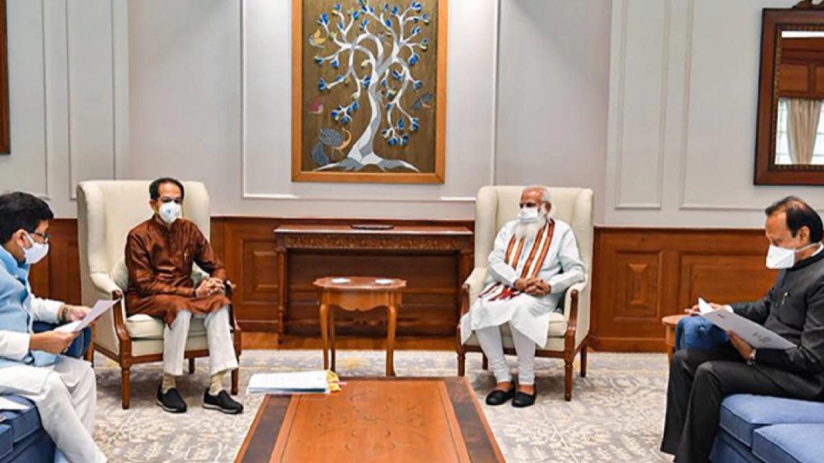 Narendra Modi meeting with Uddhav Thackeray