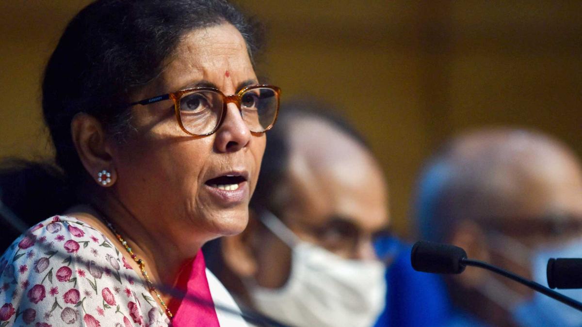 Finance Minister Nirmala Sitharaman