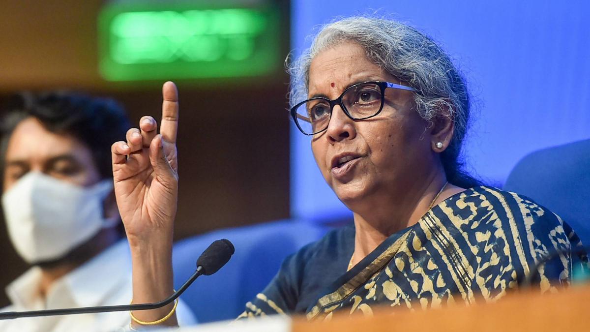 Finance Minister Nirmala Sitharaman