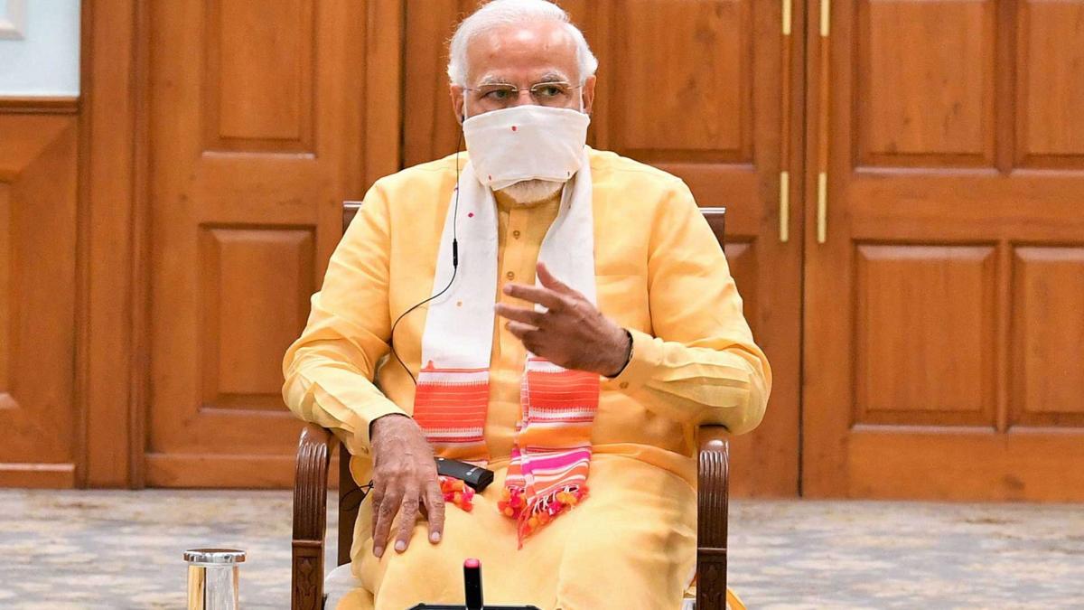 PM Modi holds meetings (Photo- PTI)