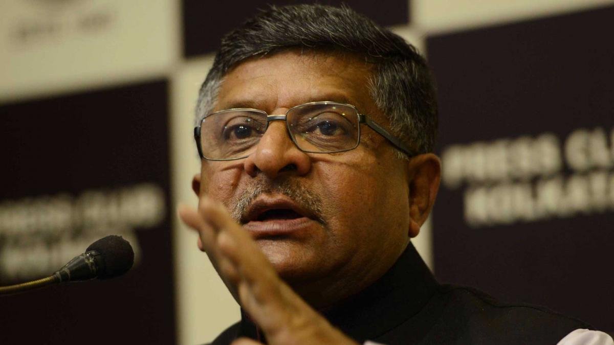 IT Minister Ravi Shankar Prasad