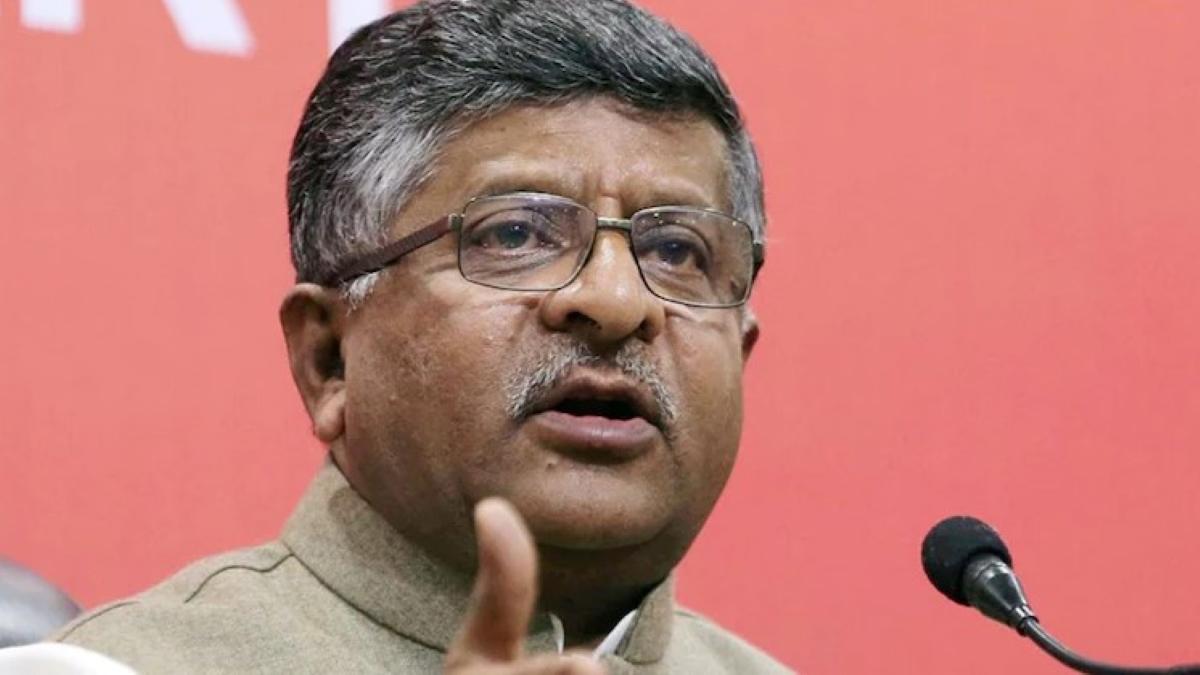 IT Minister Ravi Shankar Prasad 