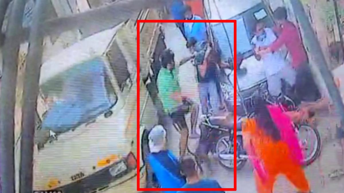 Delhi Road rage CCTV