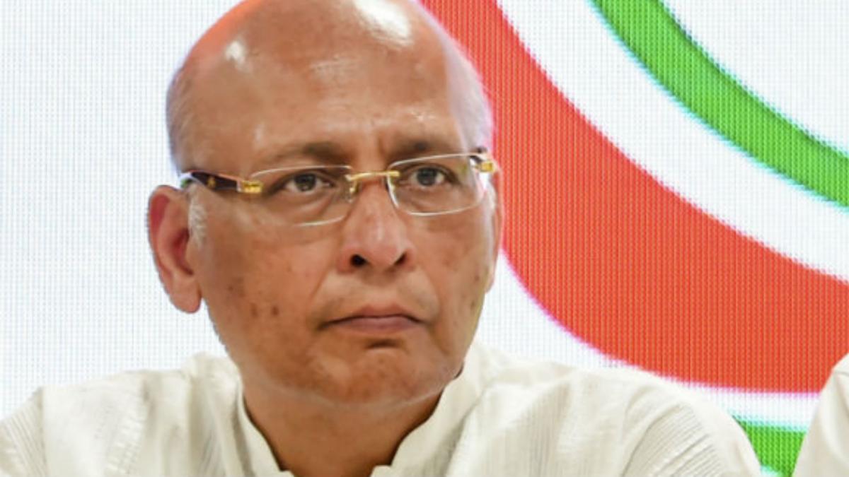 Congress leader Abhishek Manu Singhvi