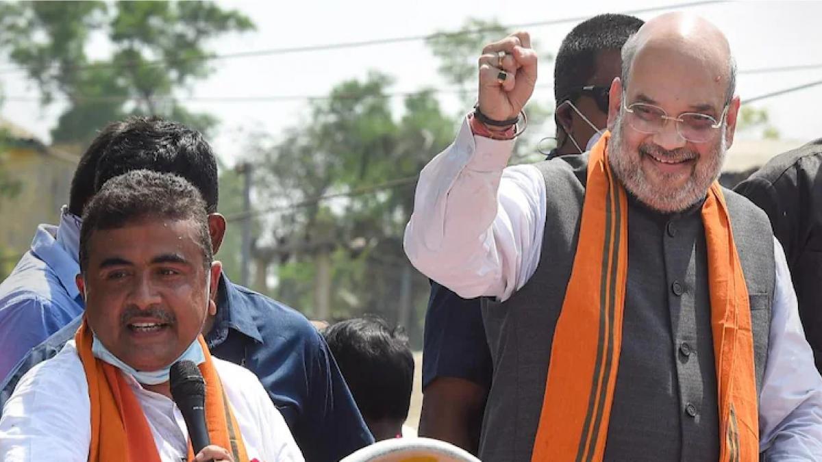 Suvendu Adhikari and Amit Shah