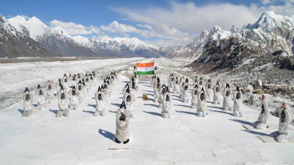 International Yoga day 2021 Soldiers