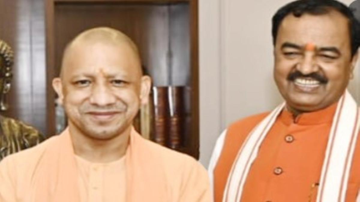 UP CM Yogi Adityanath meets Deputy CM Keshav Prasad Maurya 