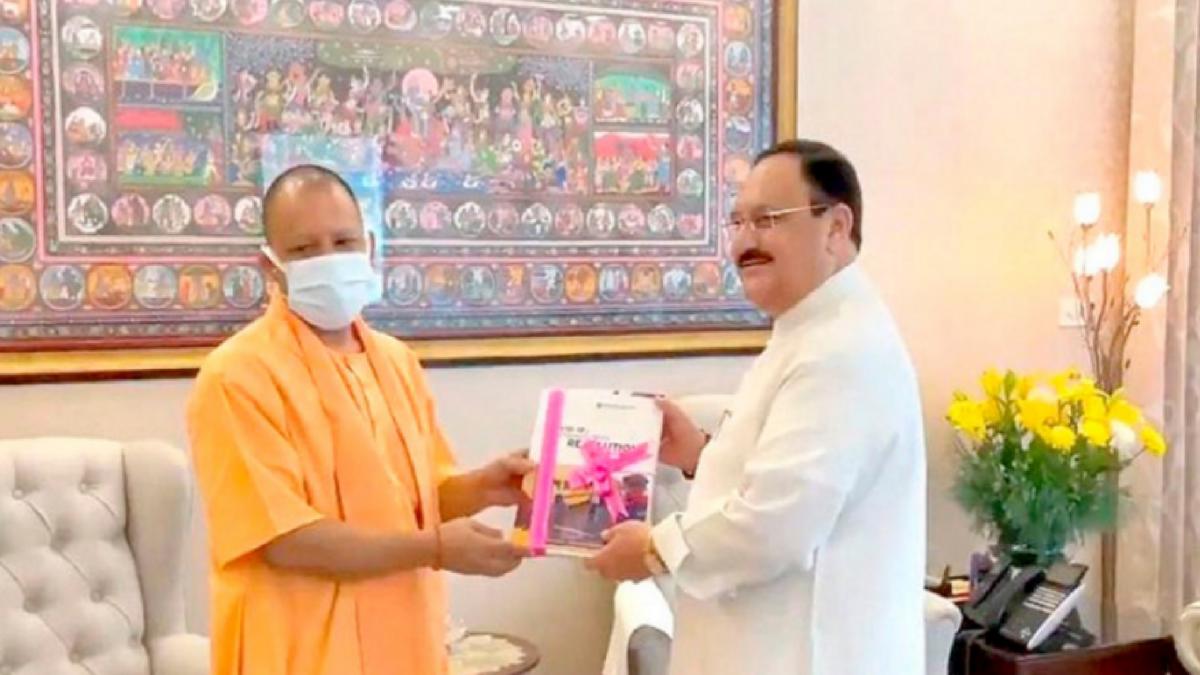 CM Yogi-JP Nadda