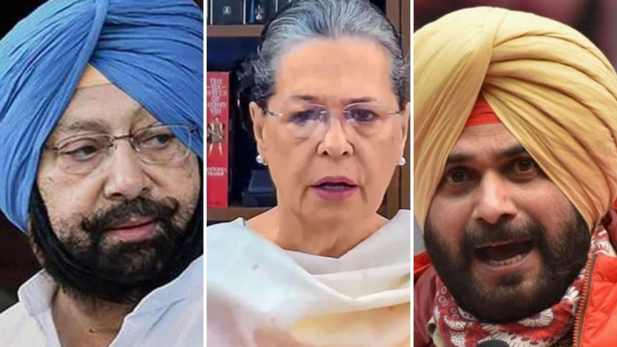 Amarinder Singh/ Sonia Gandhi/ Navjot Singh Sidhu