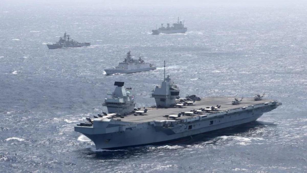 Indian Navy bilateral passage exercise with British Royal Navy (Photo: India Today)