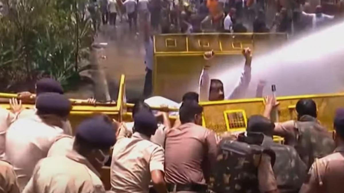 Bhartiya Janata Party protest in Punjab