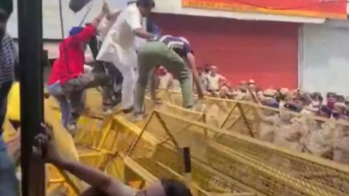 Farmers protest in yamunanagar (File-ANI)