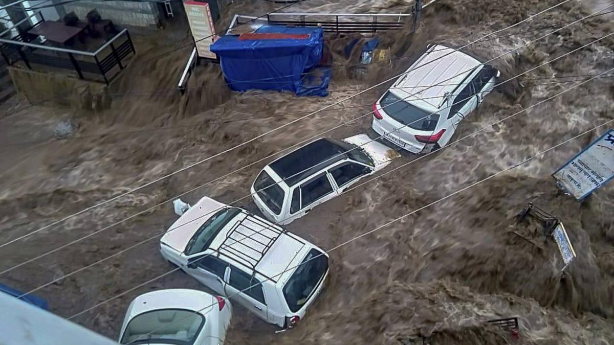 Flash floods landslides wreak havoc in Himachal