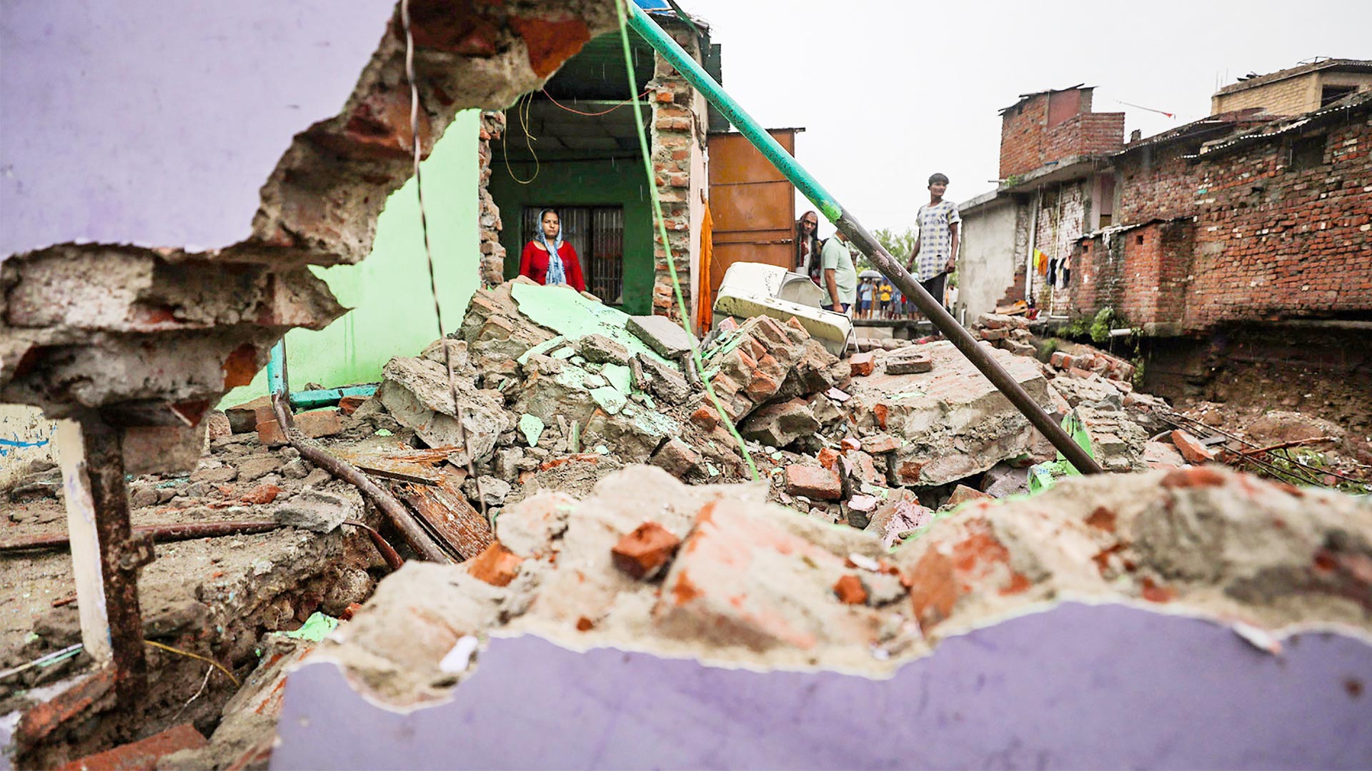cloud burst in Ganderbal