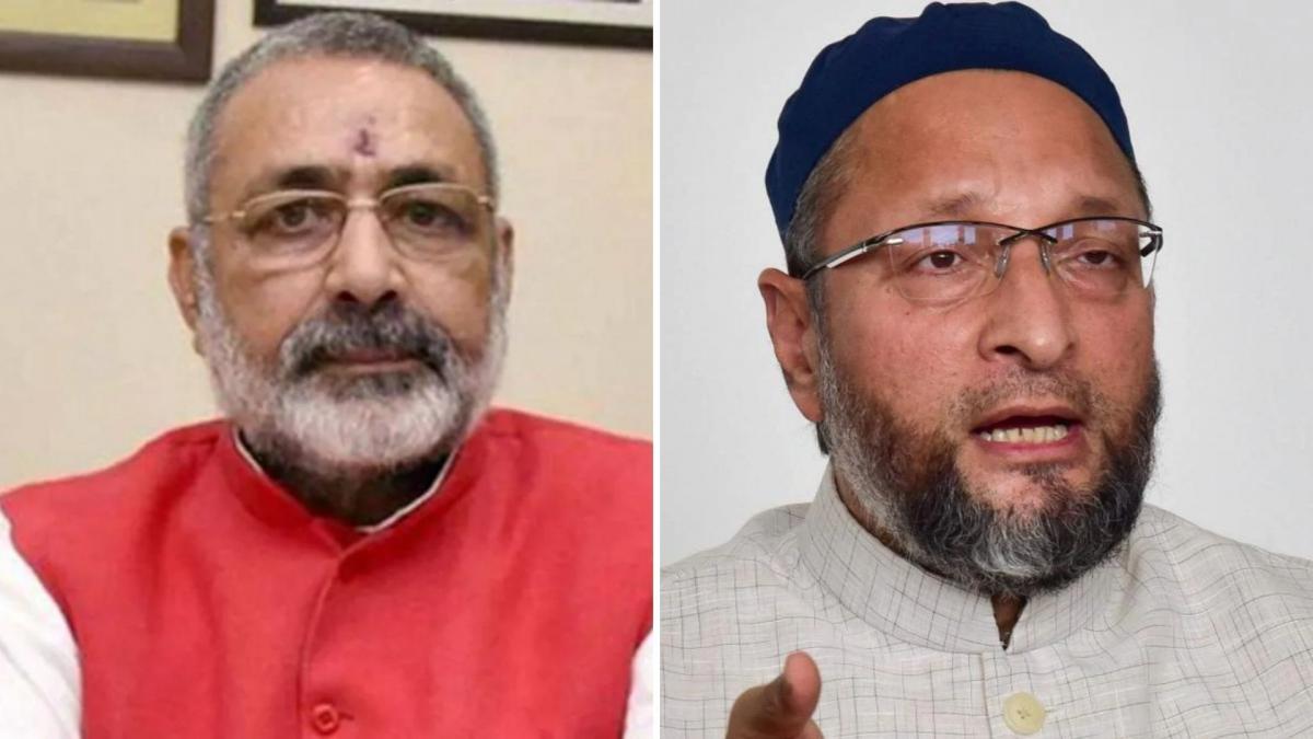 Giriraj Singh/ AIMIM chief Asaduddin Owaisi