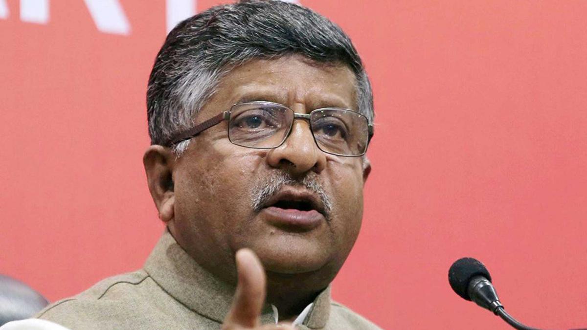 BJP leader Ravi Shankar Prasad 