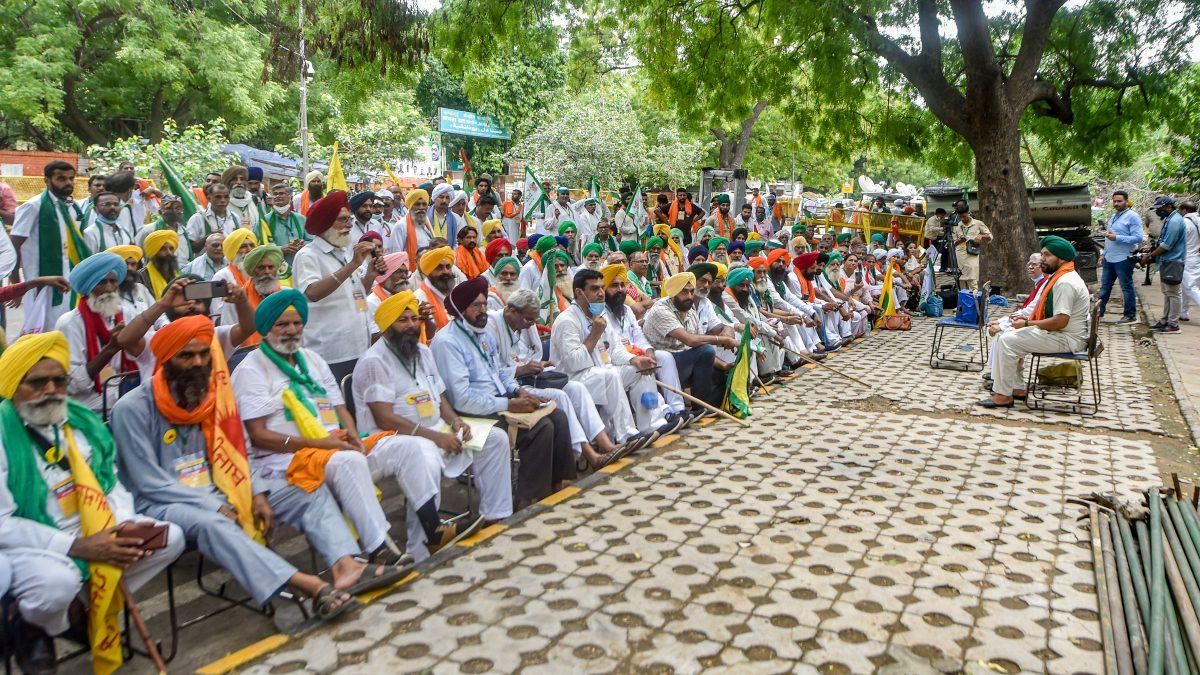 farmers protest at jantar mantar