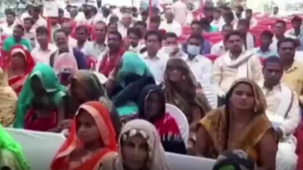 covid 19 rules were flouted in the bdc oath ceremony kaushambi