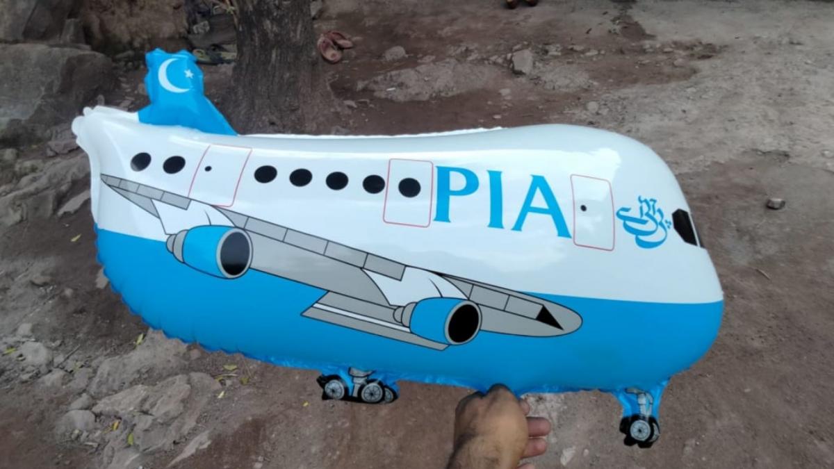 PIA dummy aeroplane 