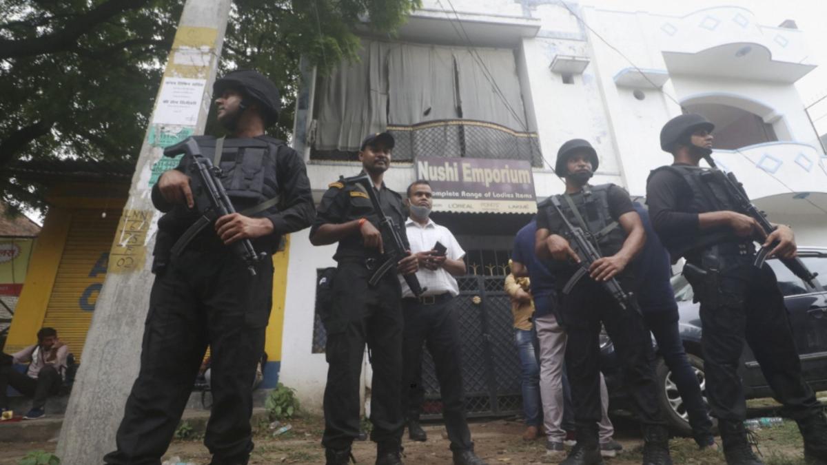 ATS personnel in Lucknow (Credit-PTI Photo)