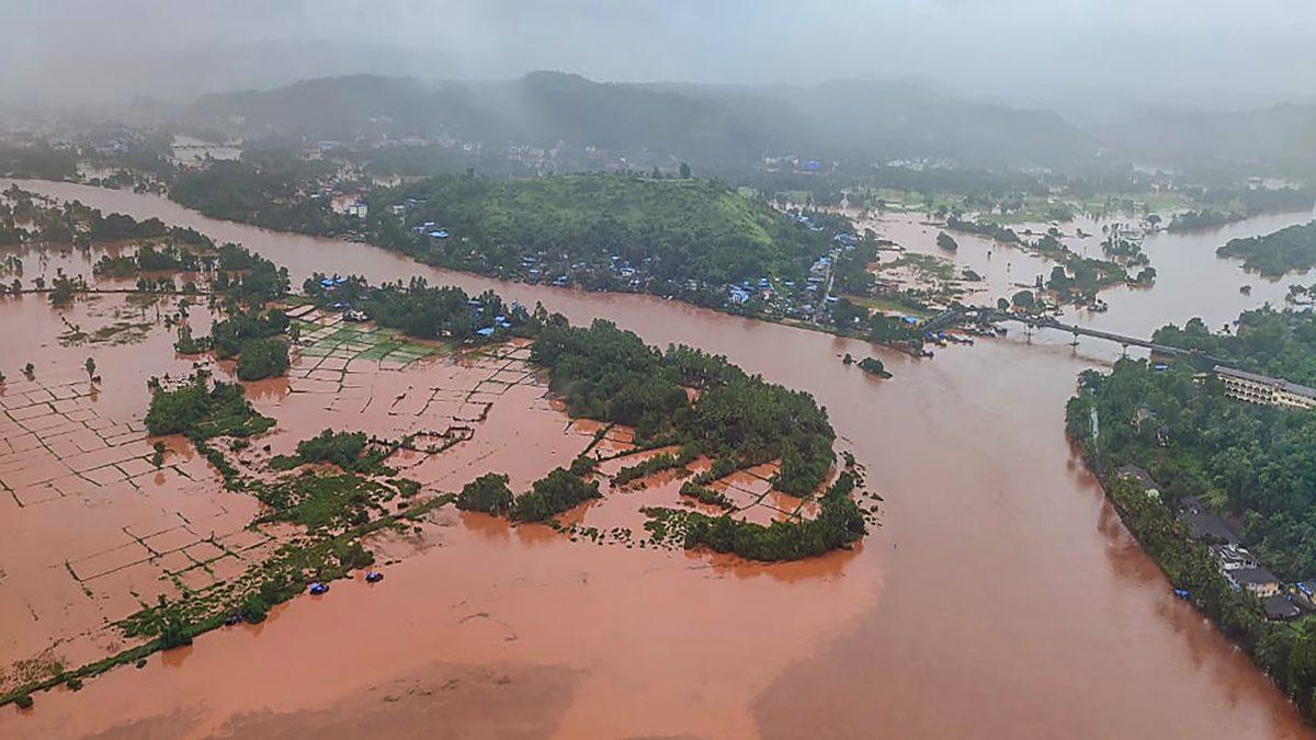 Devastation due to floods in Maharashtra