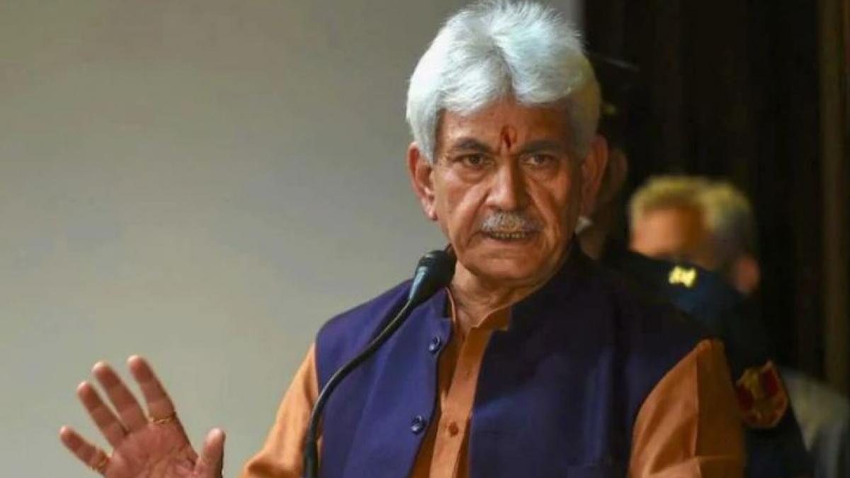 Jammu & Kashmir's Lieutenant Governor Manoj Sinha