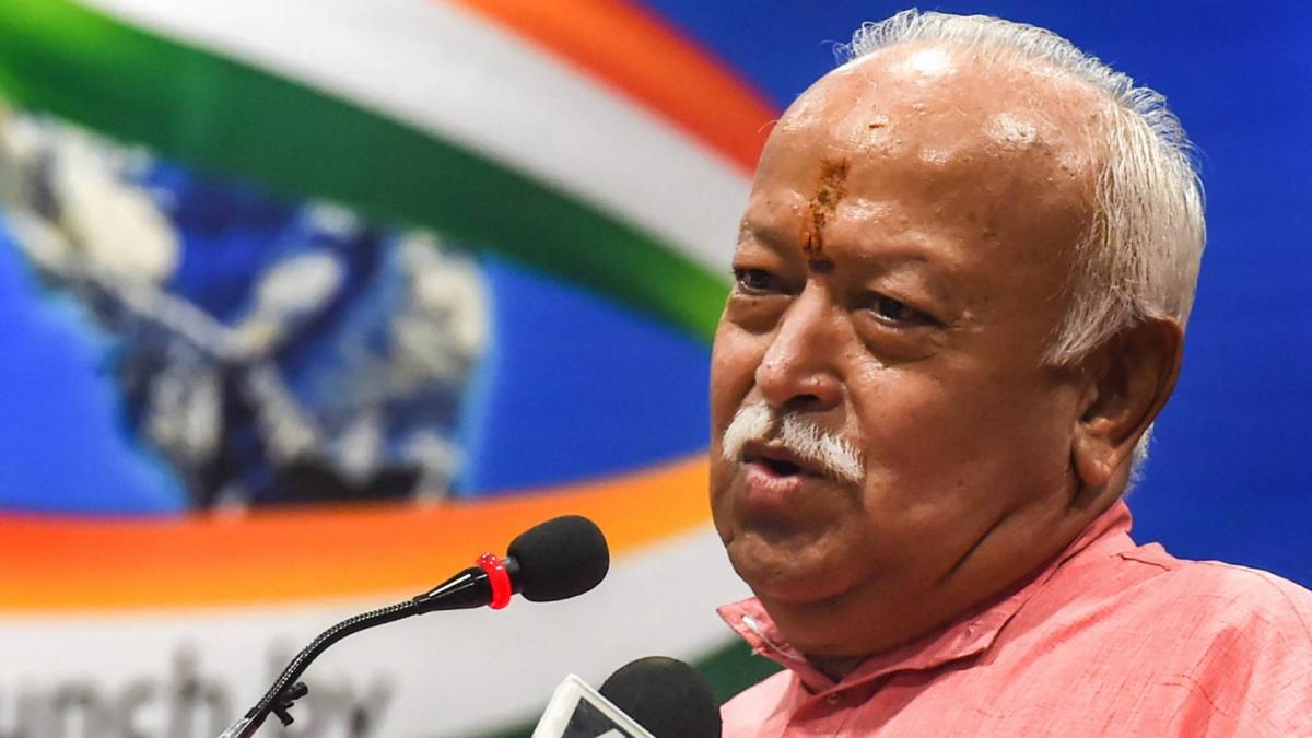RSS chief Mohan Bhagwat 
