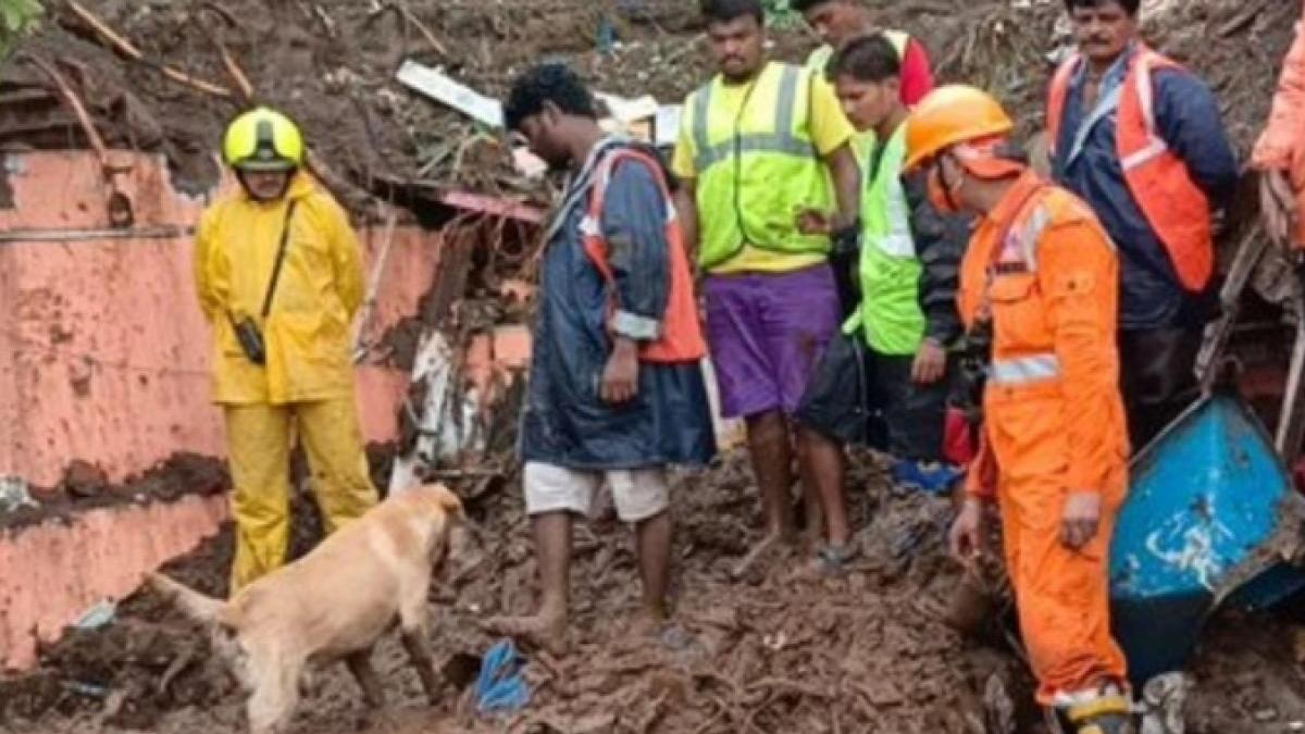 Landslide in Chembur after heavy rains, rescue operation continues