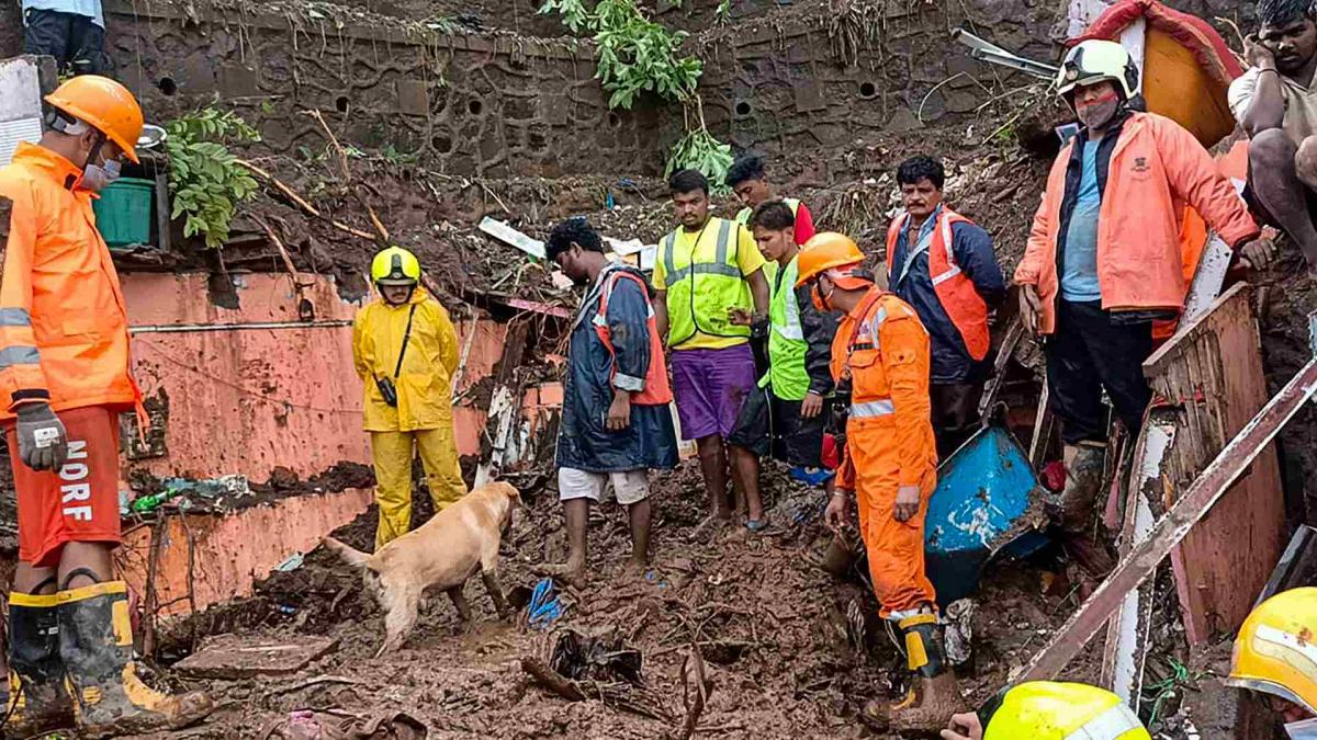 incidents triggered by heavy rains