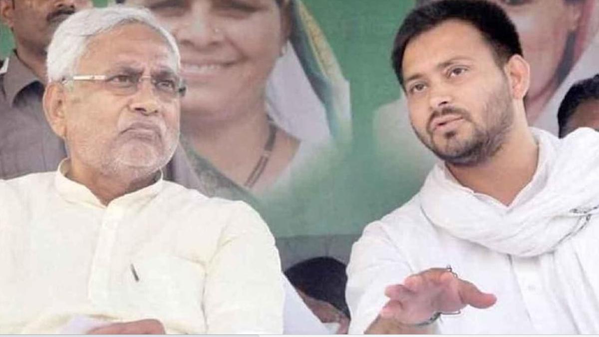 Nitish Kumar and Tejasvi Yadav