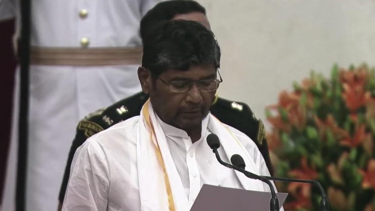 Pashupati Paras took oath as minister amid rift with Chirag