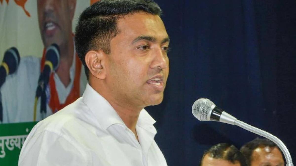 Goa CM Pramod Sawant