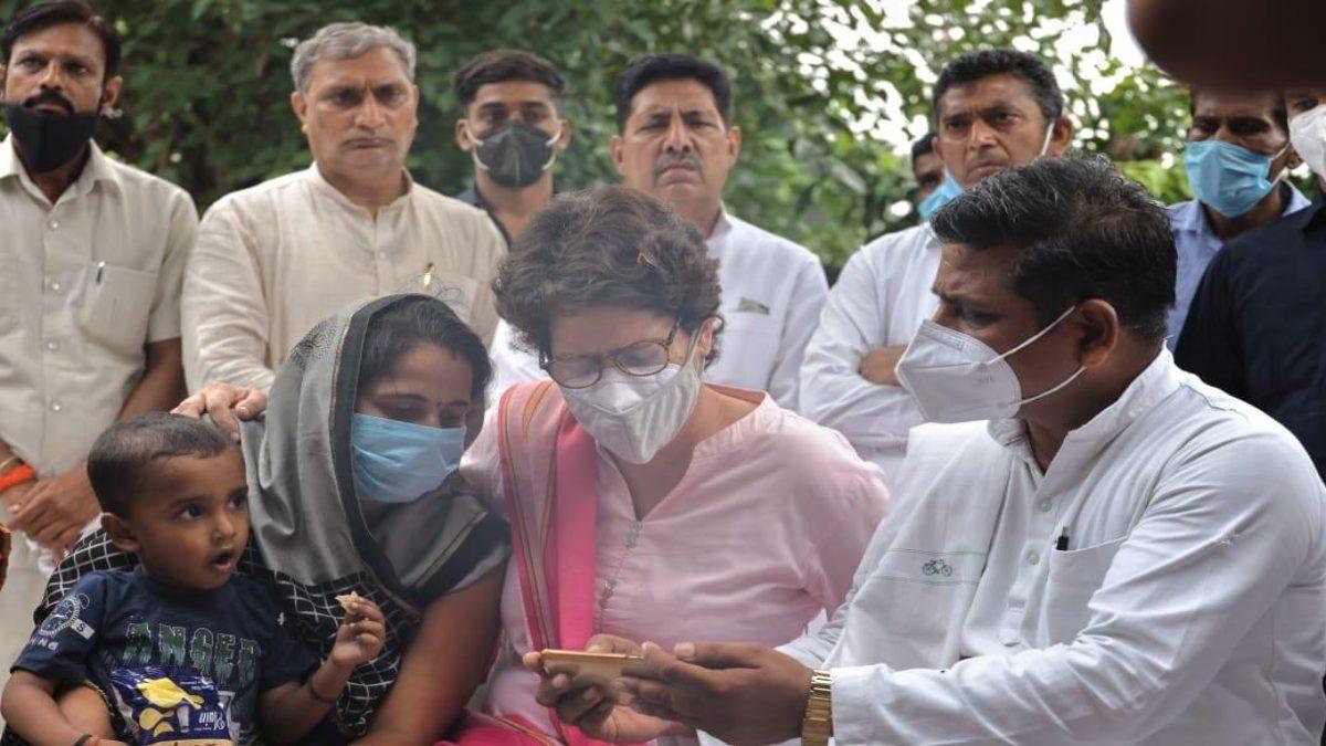 priyanka in up met anita yadav