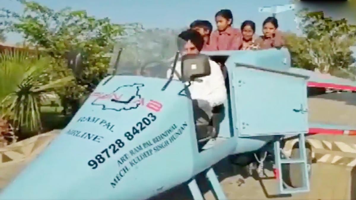Punjab jet inspired Plane runs on road