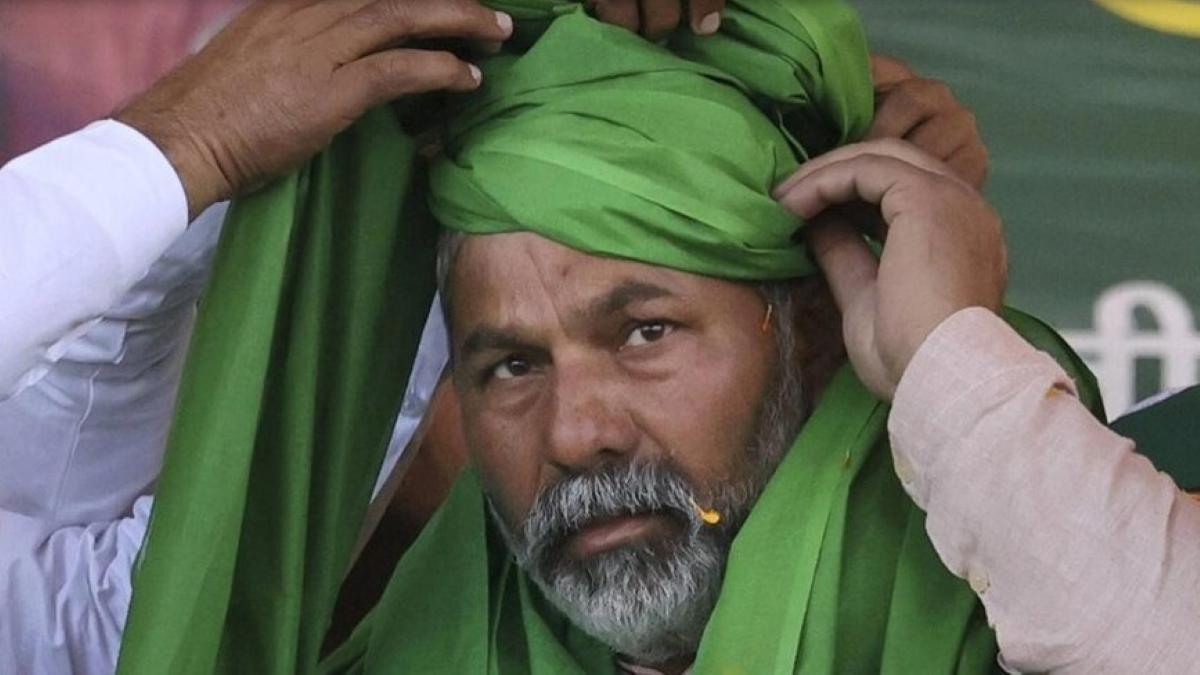 Kisan Union Chief Rakesh Tikait