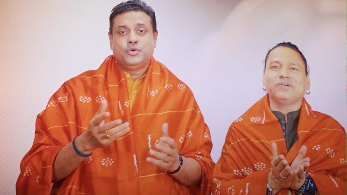 Sambit Patra and Kailash kher 